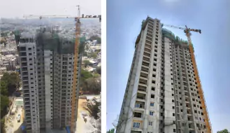 Brigade Nanda Heights : Structure 23rd floor completed, and Above terrace works are in progress as on March '24