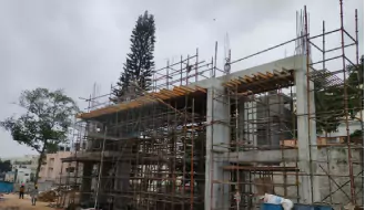Common Area Finishing Works Entrance arch as on November '24