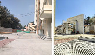 Brigade Nanda Heights : Common Area Finishing Works as on January '25