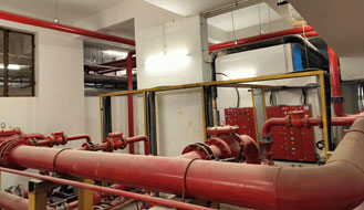 Brigade Nanda Heights : Fire Pump room works are completed as on March '25