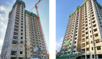 Brigade Nanda Heights :  Structure 20th floor completed. 21st floor slab works are in progress as on December '23