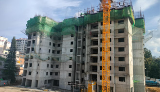 Brigade Nanda Heights : Milestone Release – On Casting of 9th Floor Slab as on August '23